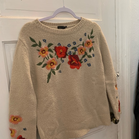 Embroidered Sweater - Picture 3 of 4